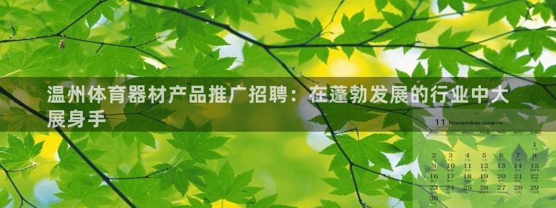 耀世平台有很多登录地址吗：温州体育器材产品推广招聘：