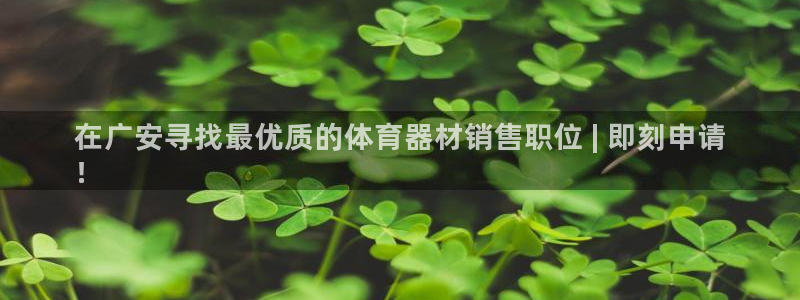 耀世微光歌词：在广安寻找最优质的体育器材销售职位 |