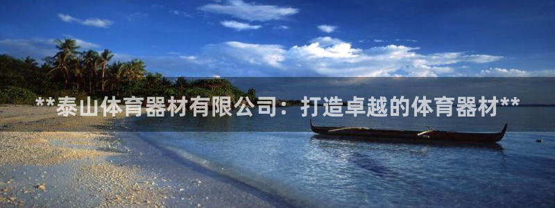 耀世娱乐总代：**泰山体育器材有限公司：打造卓越的体