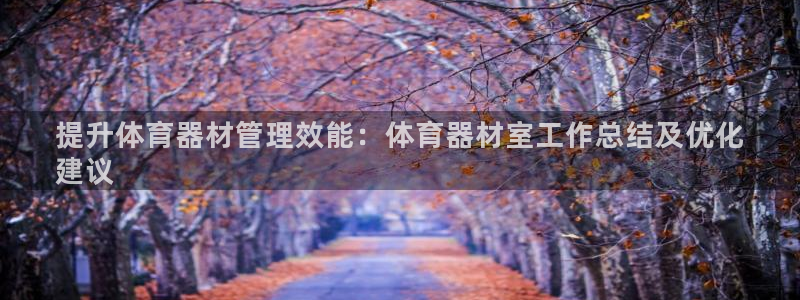 耀世挑战攻略：提升体育器材管理效能：体育器材室工作总