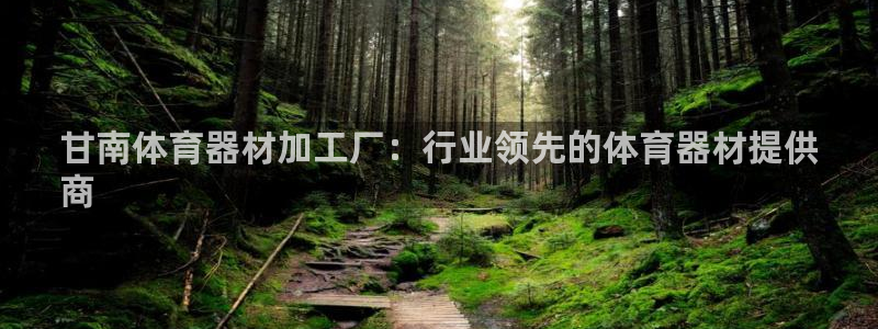 耀世娱乐出款快吗：甘南体育器材加工厂：行业领先的体育