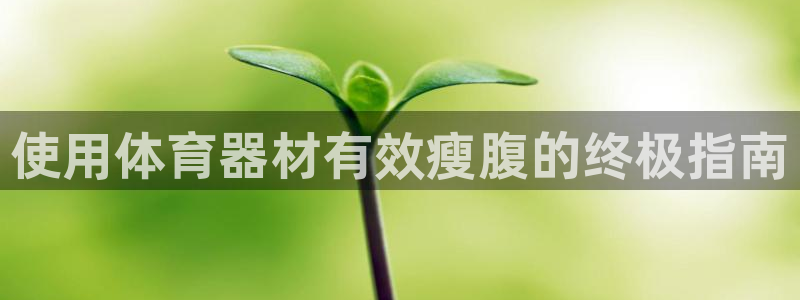 耀世娱乐骗局：使用体育器材有效瘦腹的终极指南