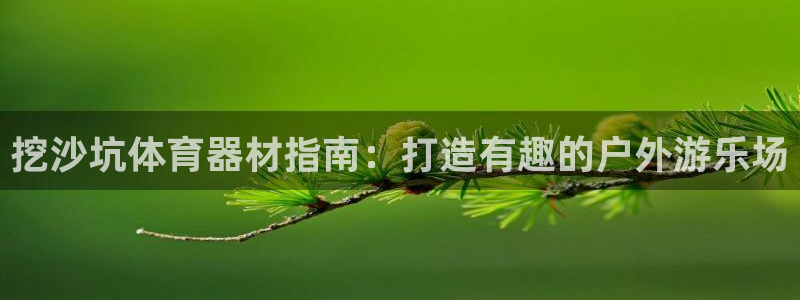 耀世娱乐能不能提现到支付宝：挖沙坑体育器材指南：打造
