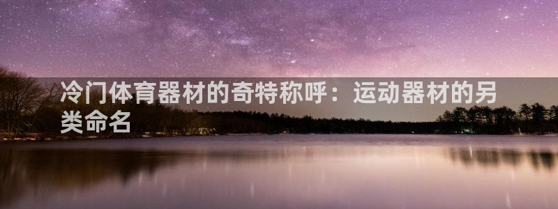 耀世娱乐挂机脚本：冷门体育器材的奇特称呼：运动器材的