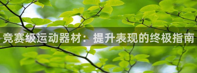 耀世娱乐能提现到微信吗：竞赛级运动器材：提升表现的终