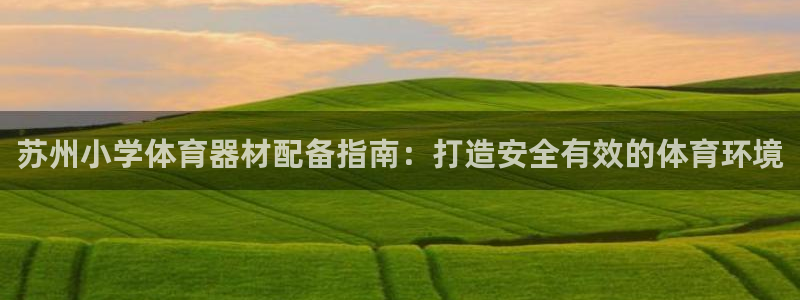 耀世娱乐招商注册 知乎是真的吗：苏州小学体育器材配备