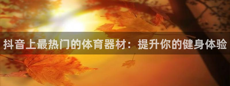 耀世集团董事长是谁：抖音上最热门的体育器材：提升你的