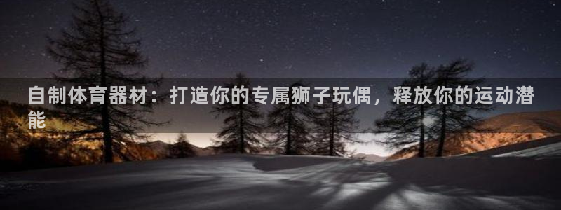 耀世的意思是什么：自制体育器材：打造你的专属狮子玩偶