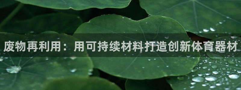 耀世娱乐登录地址在哪里：废物再利用：用可持续材料打造
