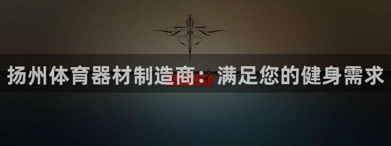 耀世娱乐能提现吗现在多少钱：扬州体育器材制造商：满足
