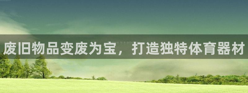 耀世集团王大聪图片：废旧物品变废为宝，打造独特体育器