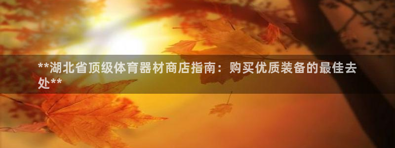 耀世天下是不是复仇的意思：**湖北省顶级体育器材商店指南：购