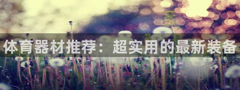 耀世娱乐怎么样：体育器材推荐：超实用的最新装备