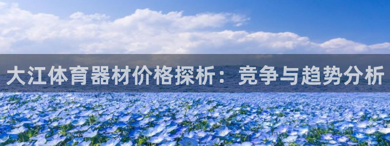 耀世平台注册网址是多少：大江体育器材价格探析：竞争与